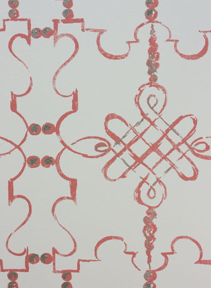 Tapete Portavo - Coral/ Ivory