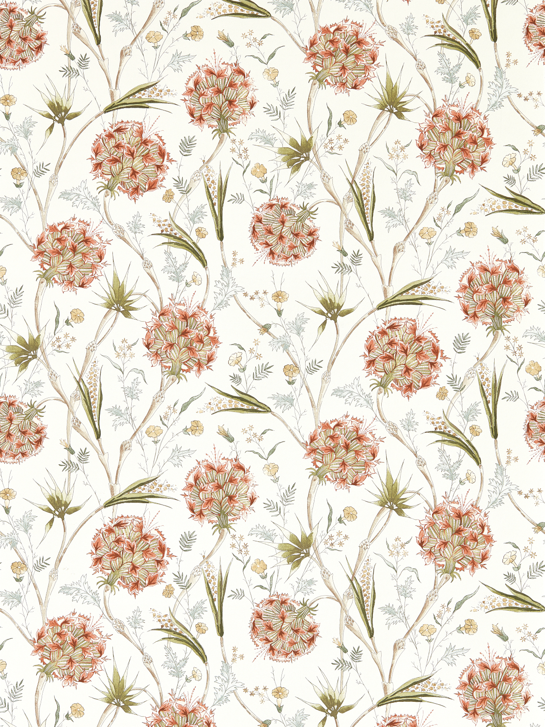 Tapete Wallichi - Russet/ Olive