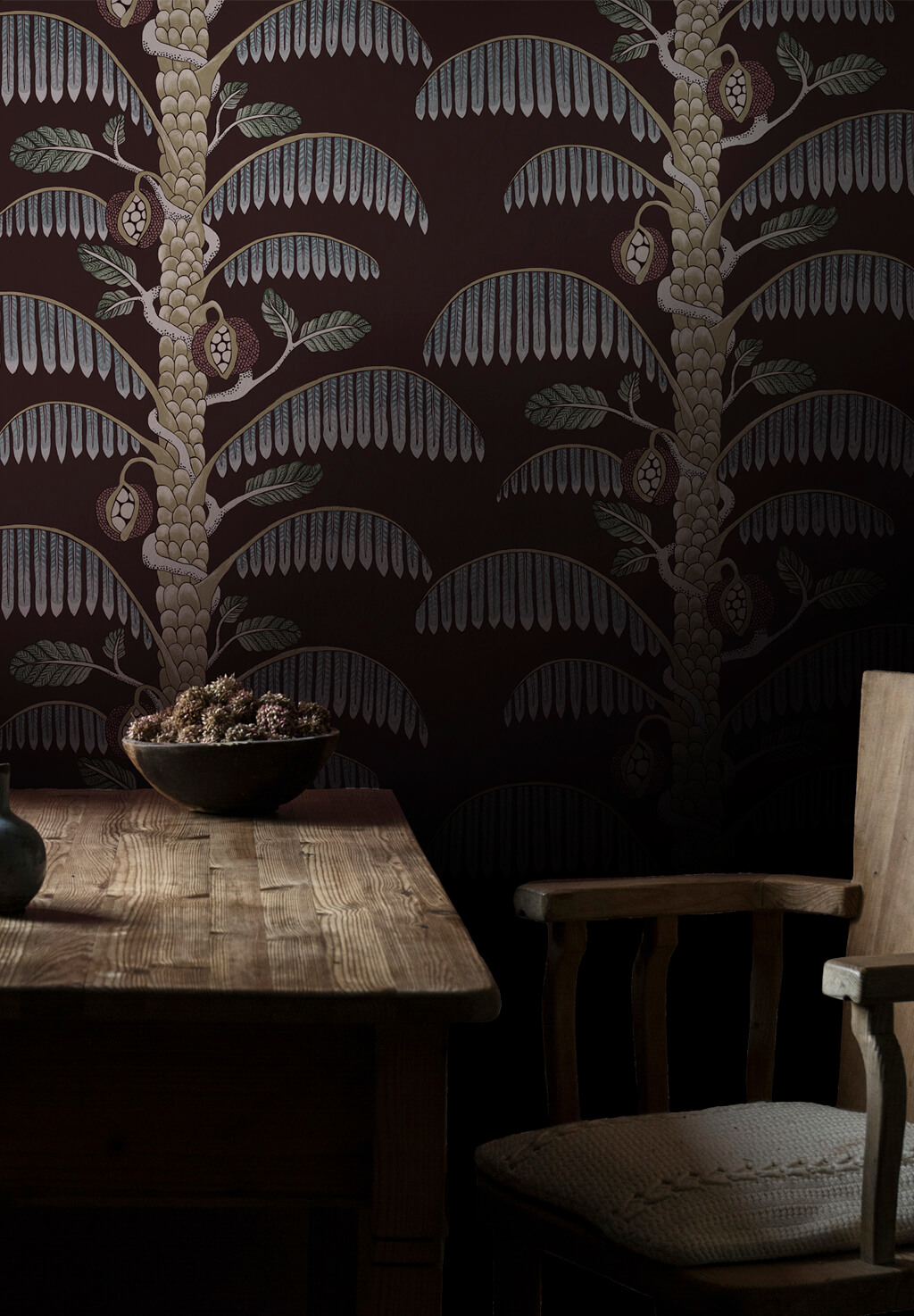 Tapete Palm Stripe - Spicer Brown