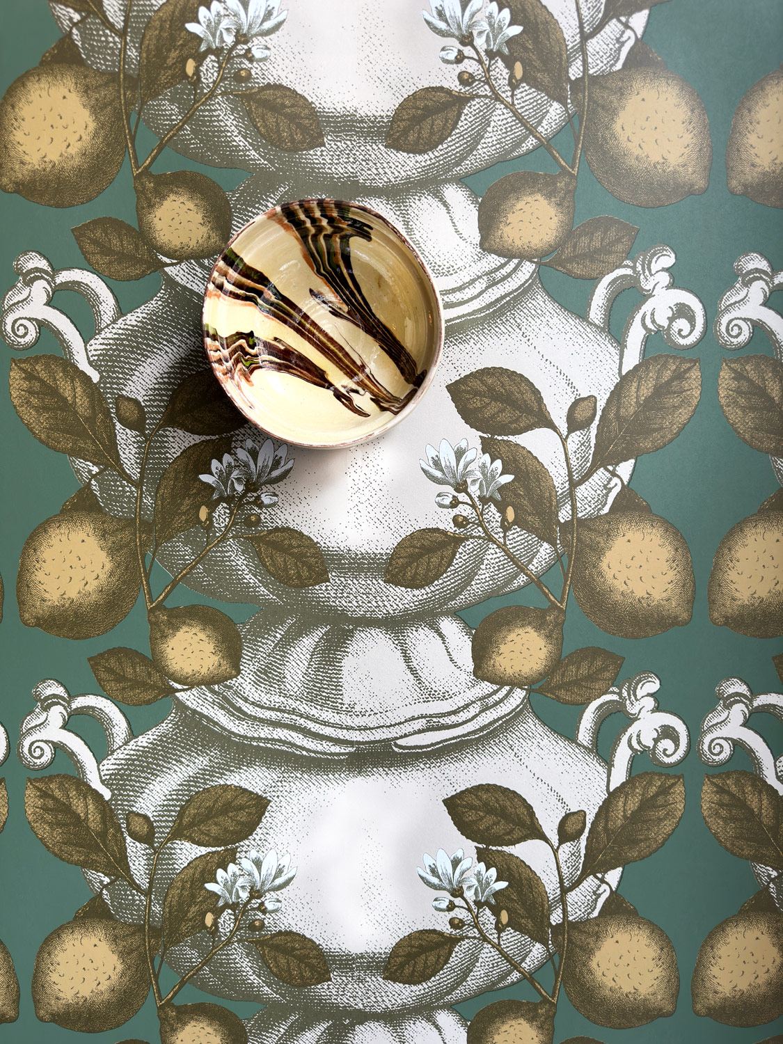 Wallpaper Limoncello - green