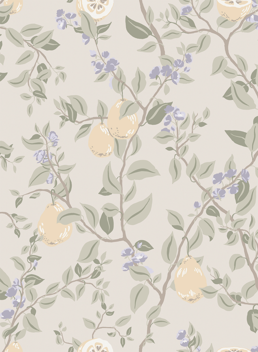 Tapete Kvitten - Lilac