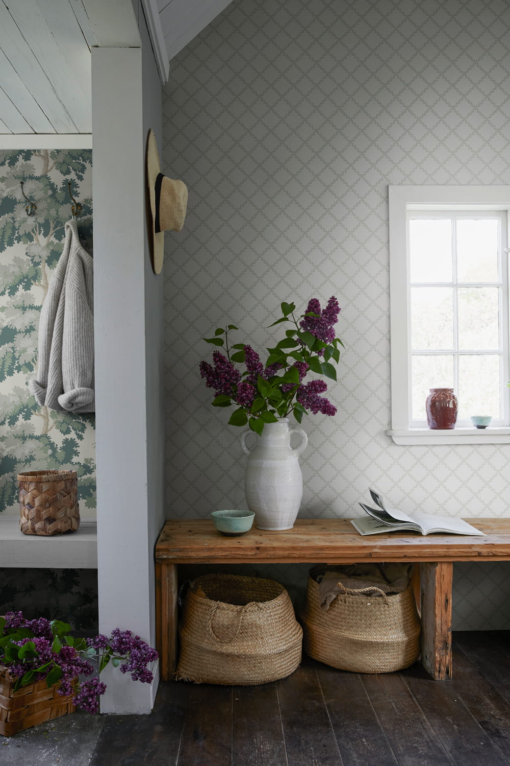 Tapete Trellis - Garden Green