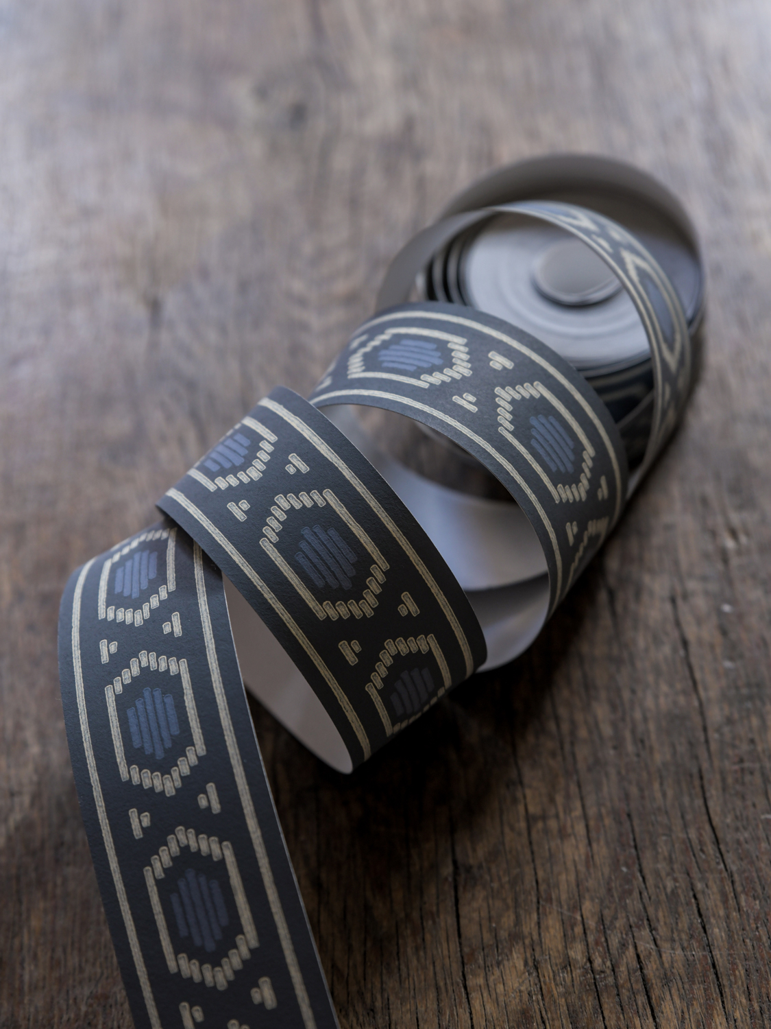 Bordüre Titicaca - Indigo