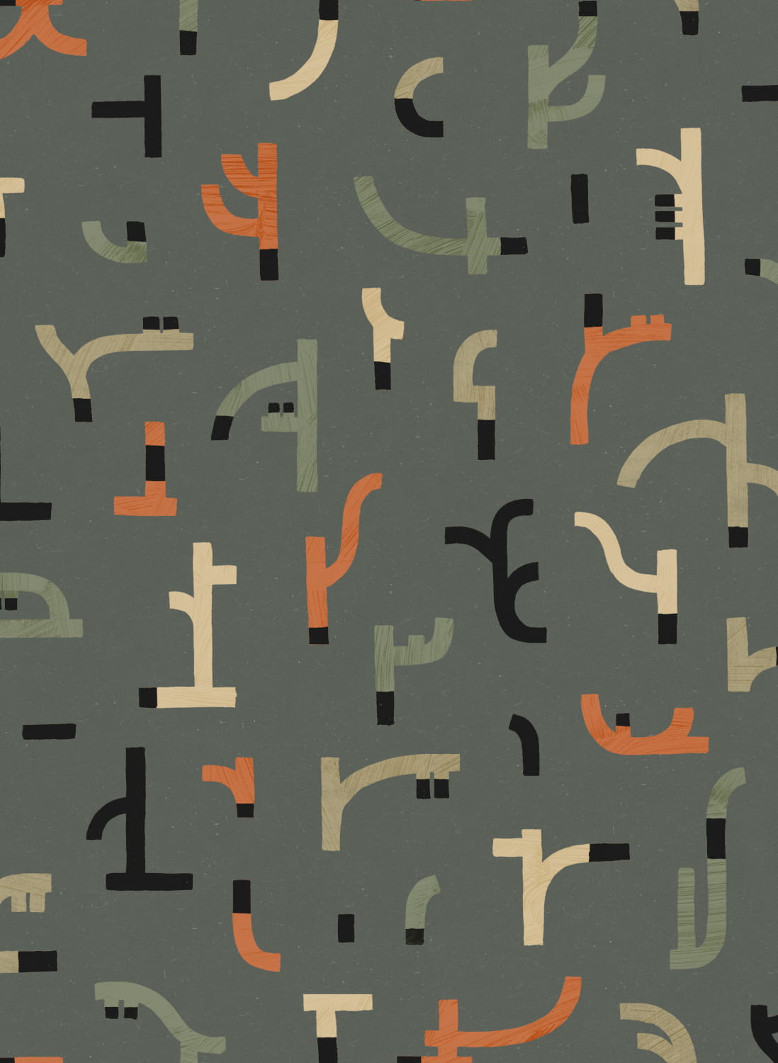 Tapete Tribal Tongue - Blue
