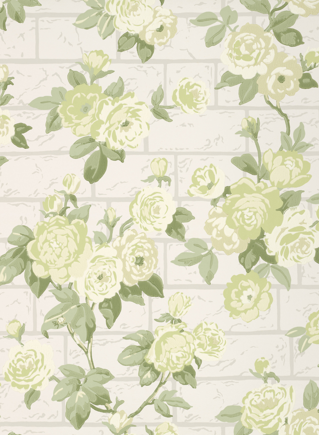 Tapete Rose Garden - Slaked Lime