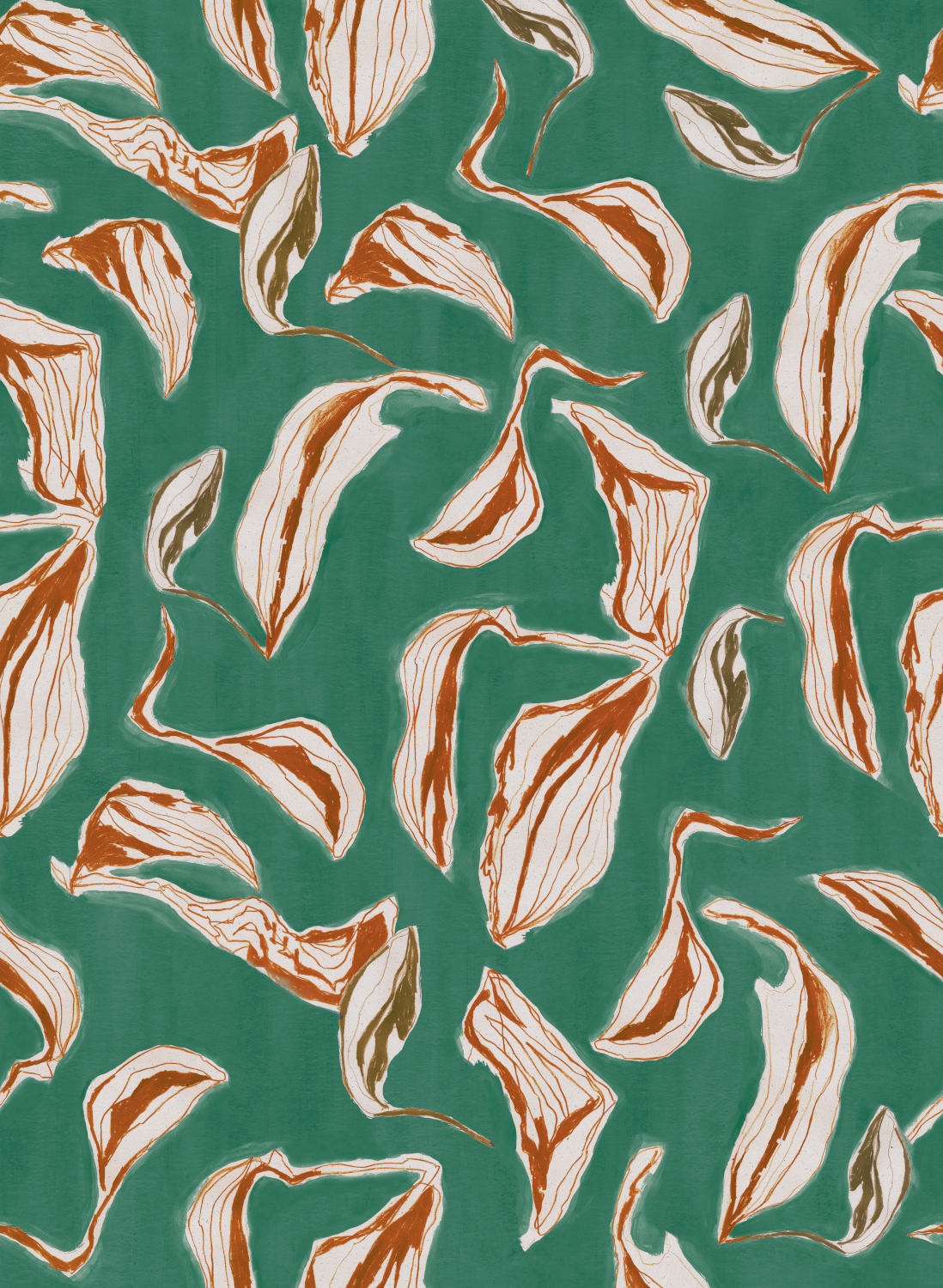 Tapete Moroccan Branches - turquoise