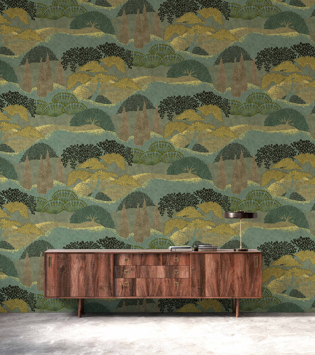 Tapete Jardin Japones - Menta