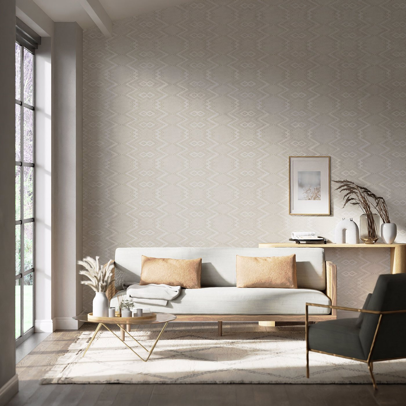 Tapete Ankara - Sail Cloth/ Diffused Light