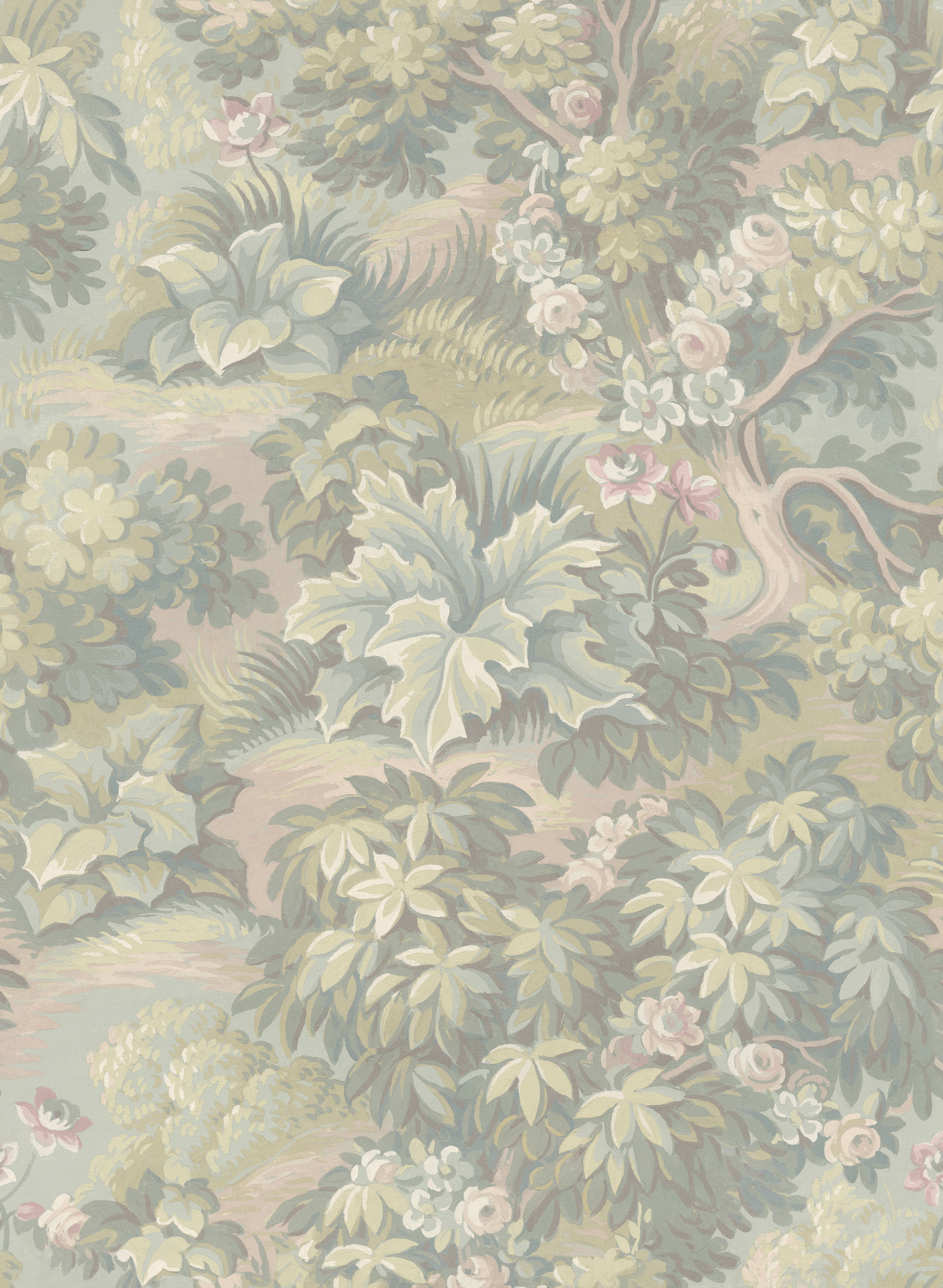 Tapete Blooming Park - Pastel
