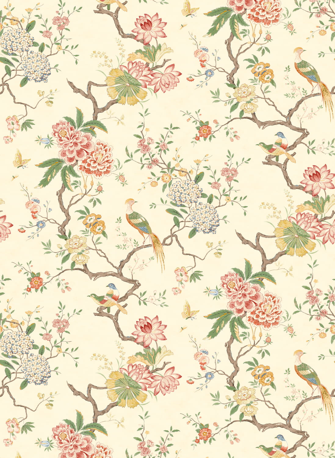 Tapete Oriental Bird - Blossom