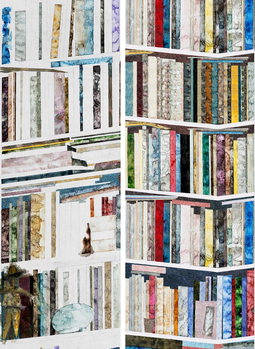 Tapete Bibliothèques - Original Panel A