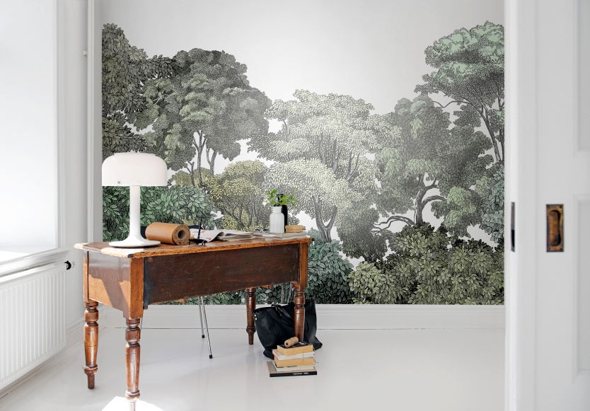 Wandbild Bellewood - green