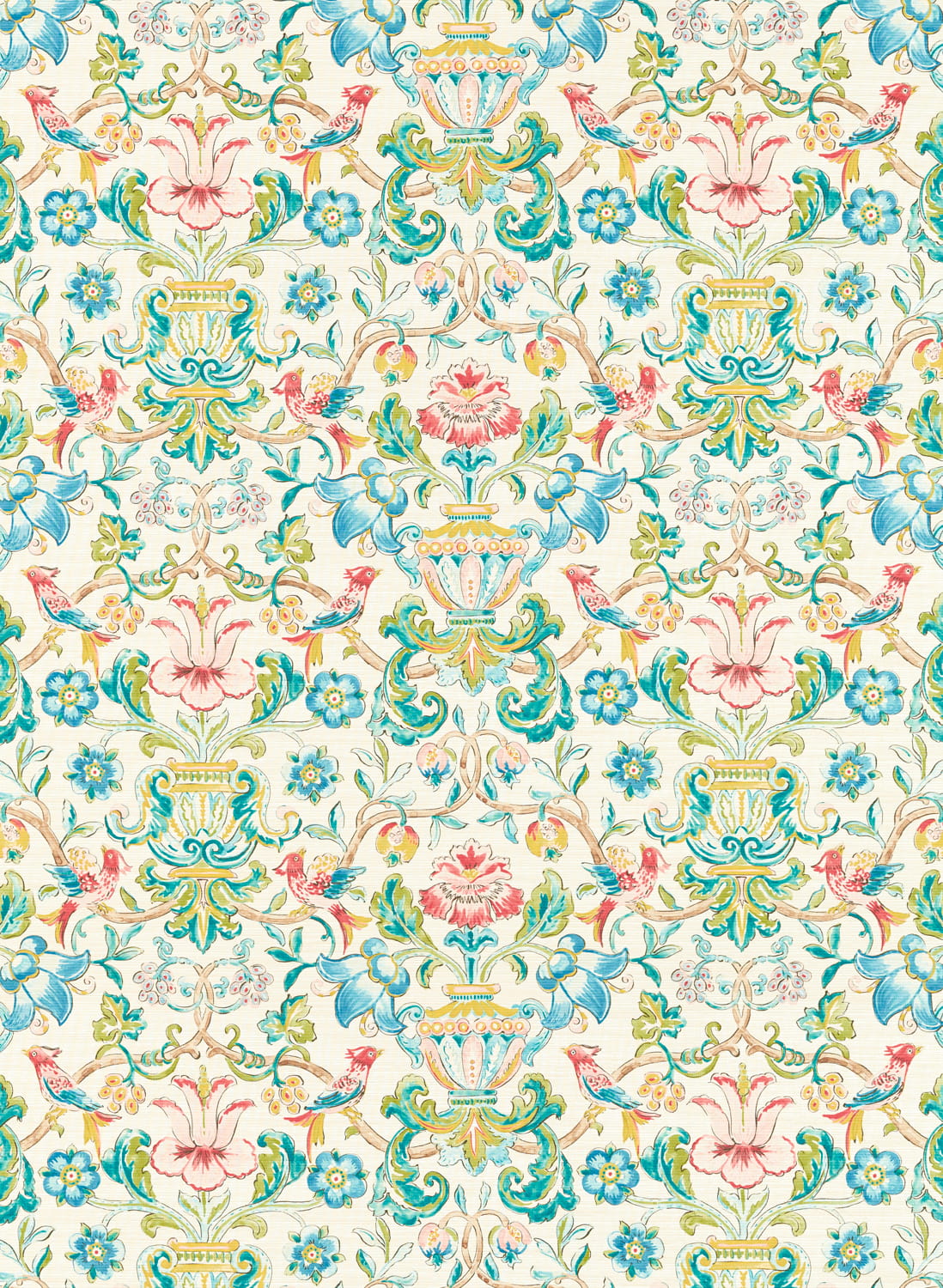 Tapete Pompadour Print - Multi