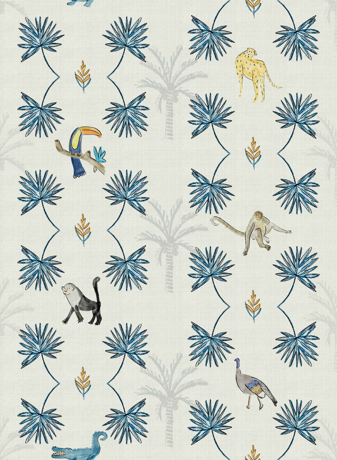Tapete Monteverde - Blue