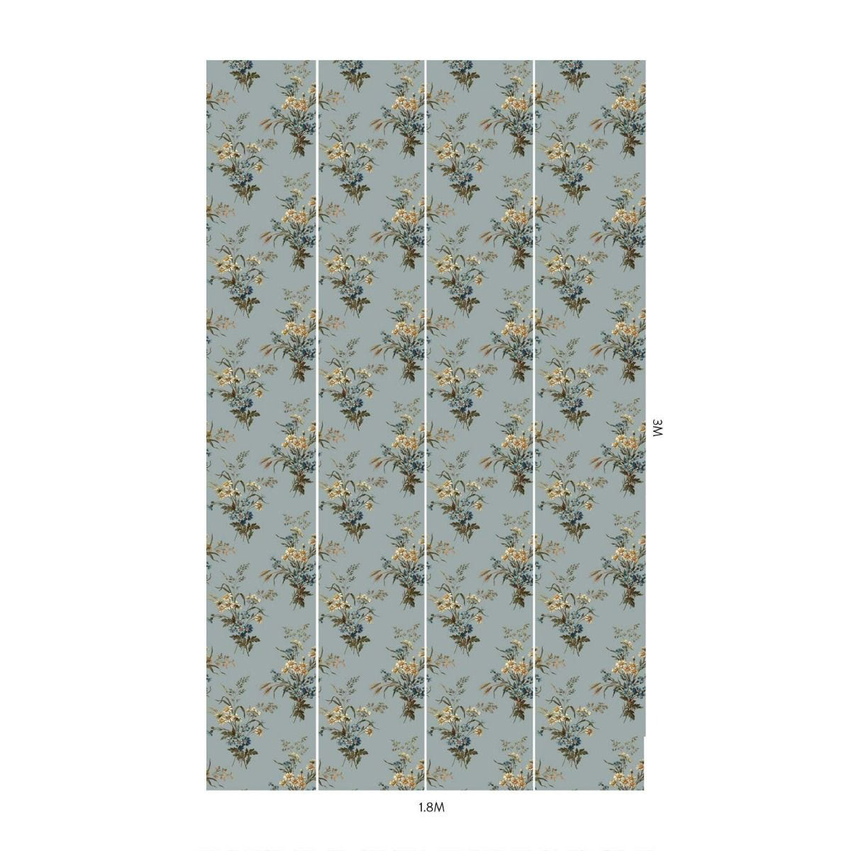 Papier peint Lunasa - Cashmere-Blue