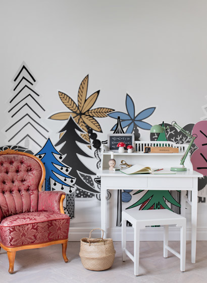Wandbild Nordic Valley