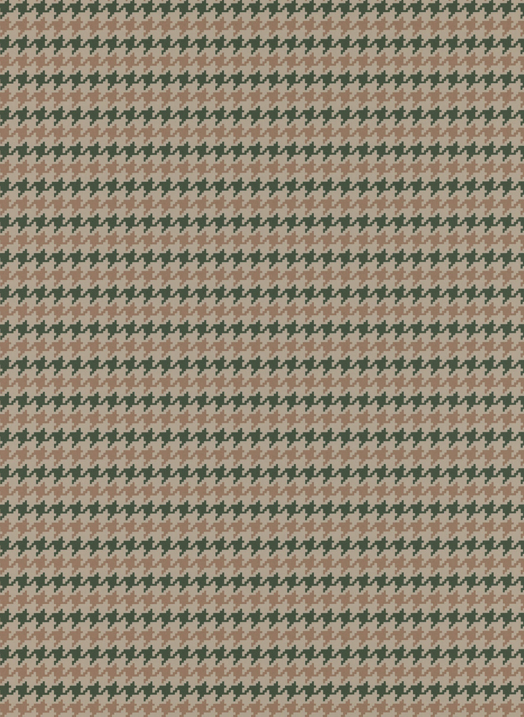 Tapete Houndstooth - green