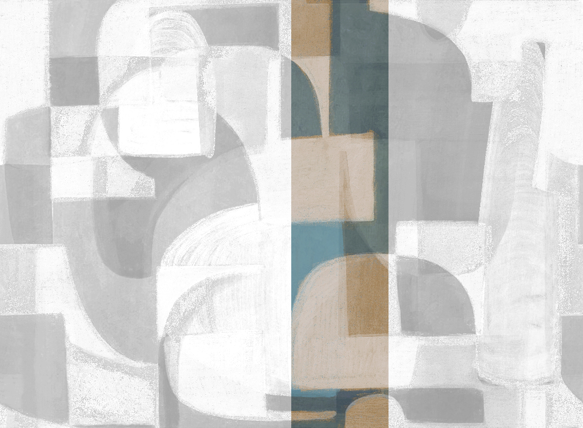 Wandbild Pacha - Turquoise Panel 4