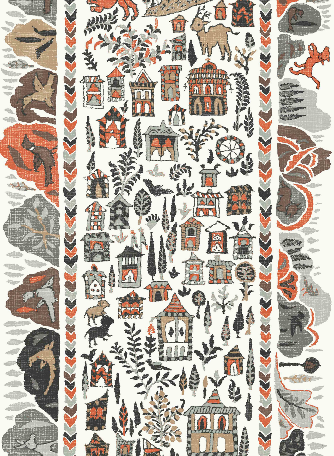 Tapete Ravi Ribbon - Satsuma Soot