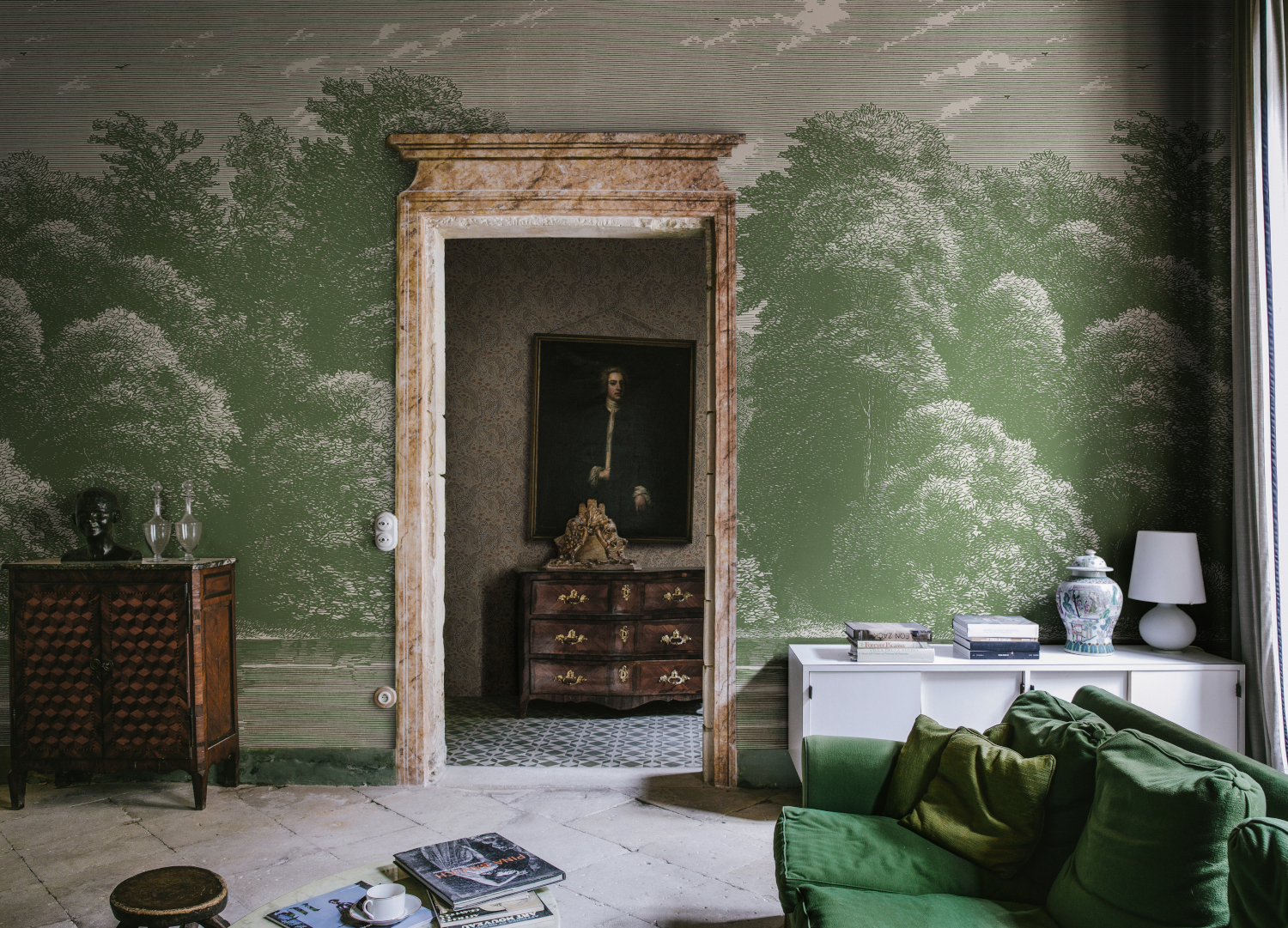 Wandbild Spring Season - green