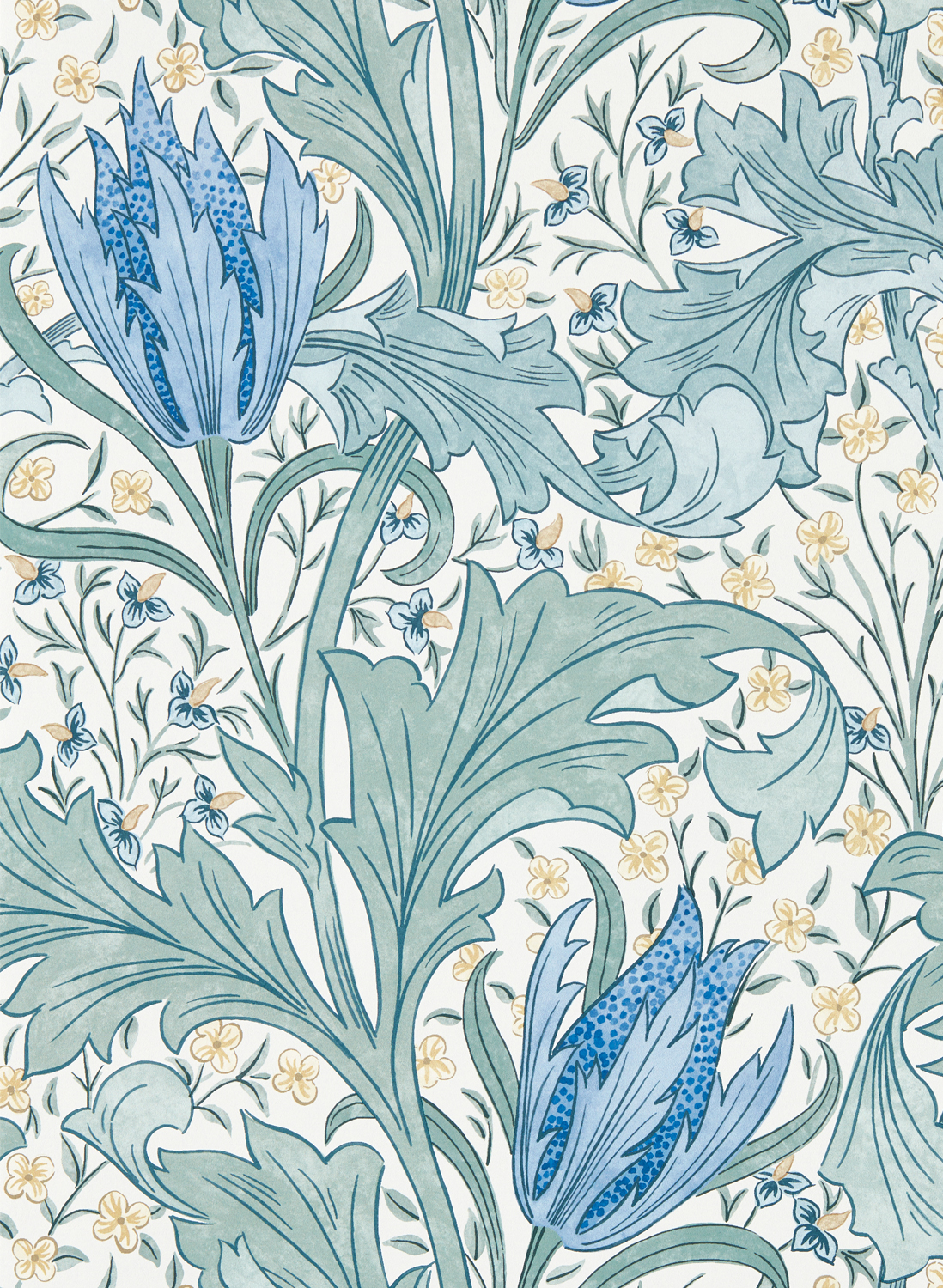 Tapete Lent Lily - Cornflower Blue