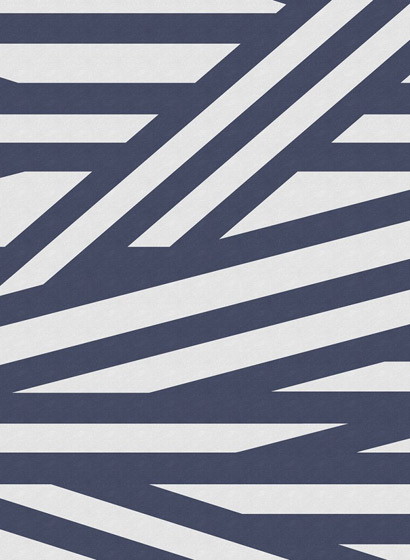 Streifentapete Sailors Sea - Blue
