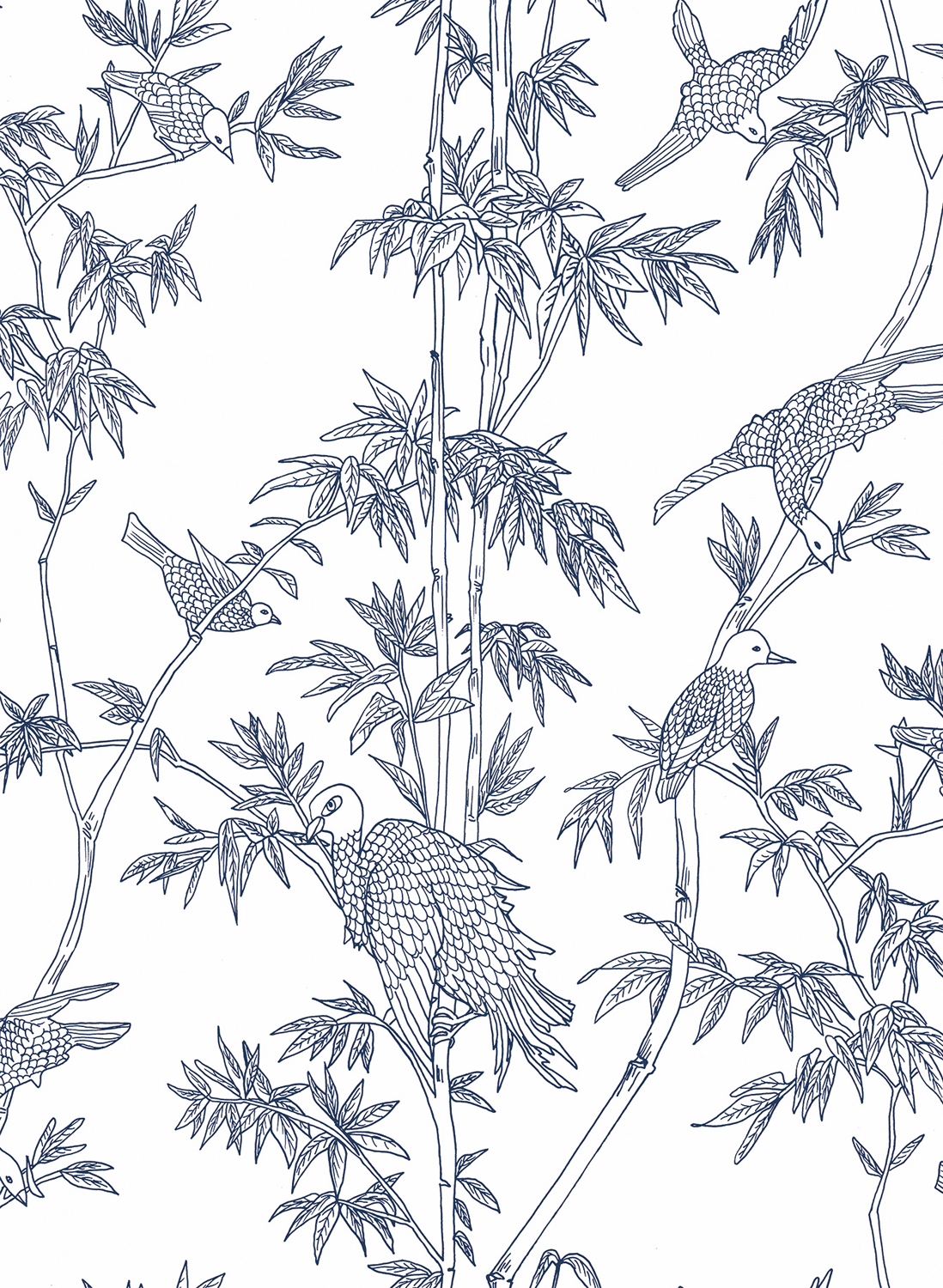 Tapete Ylang Ylang - Cobalt