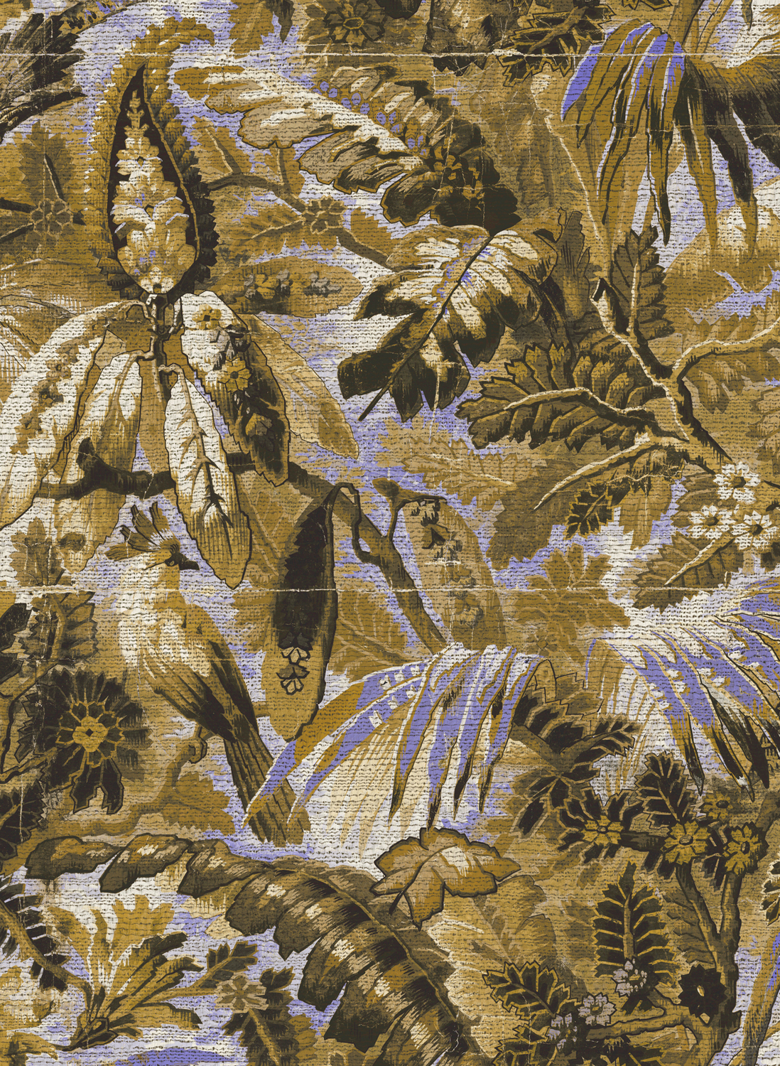 Tapete Tropicali - Golden Lilac