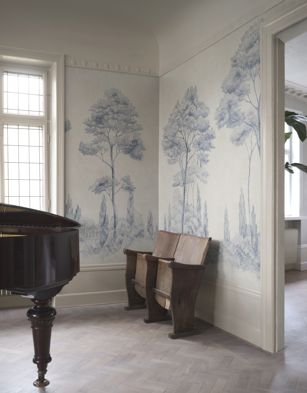 Wandbild Andrea - Blue