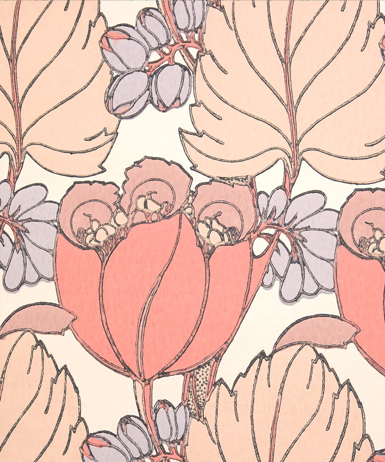 Tapete Regency Tulip - Lacquer