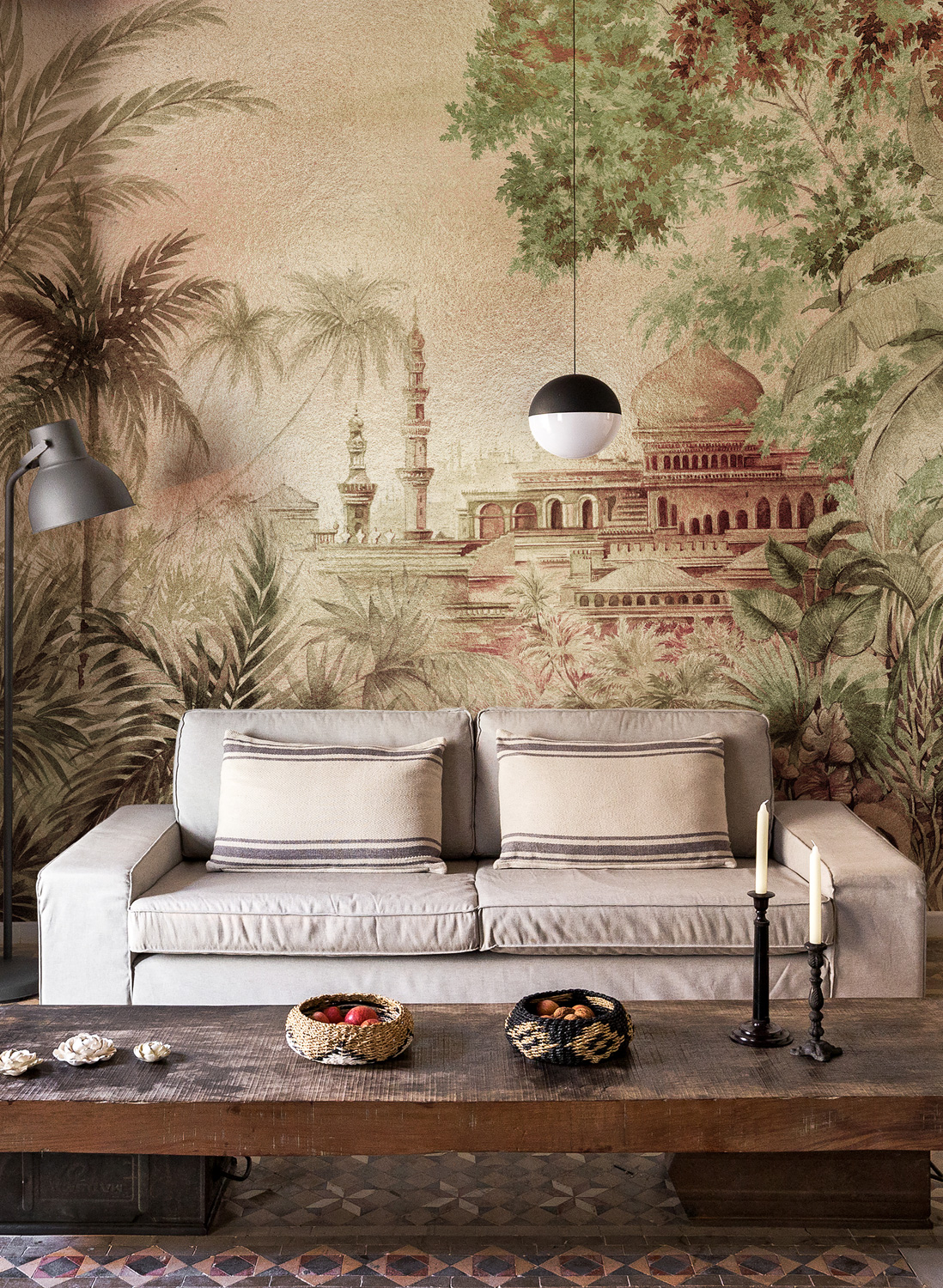 Wandbild Taj Majal Metallics