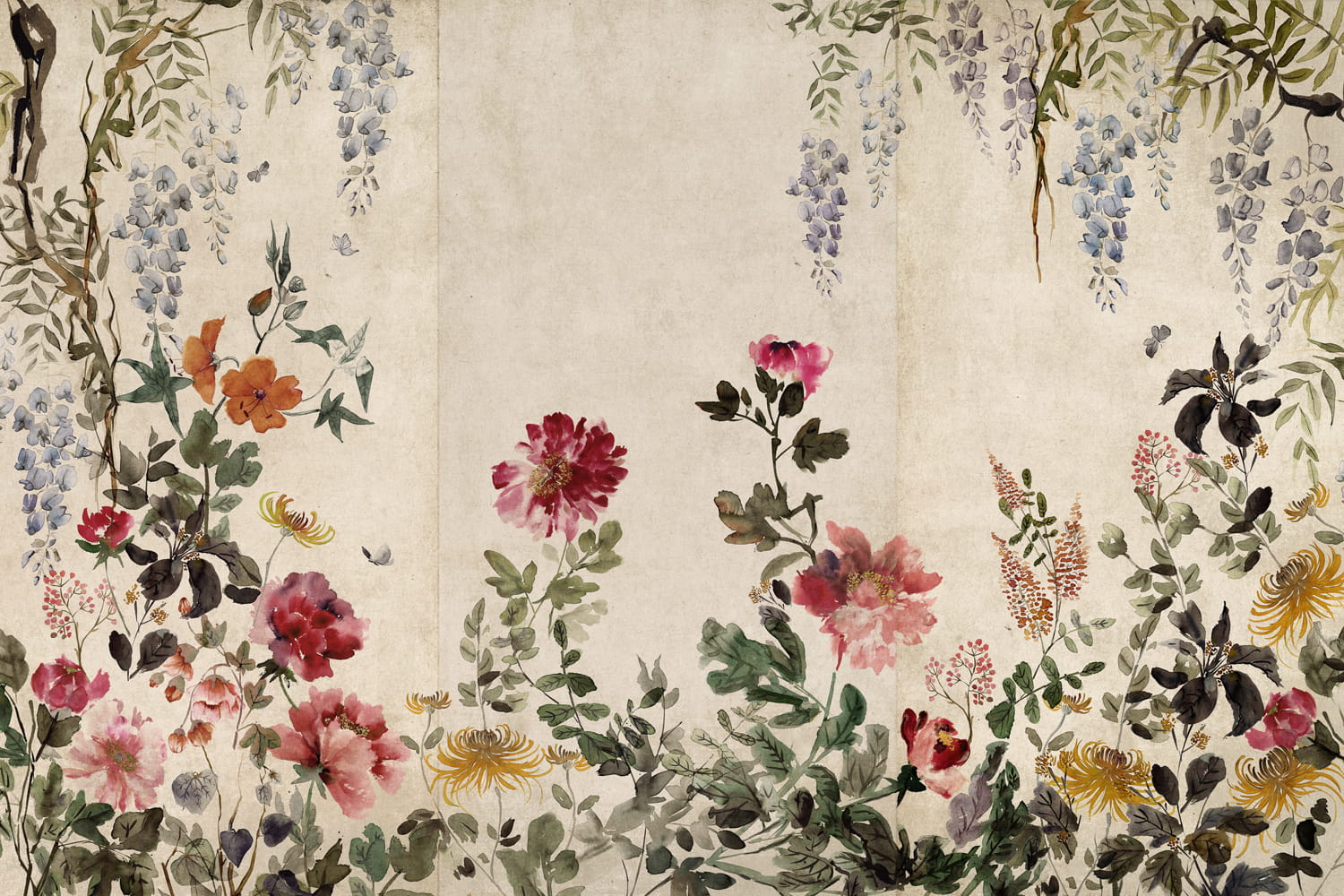 Wandbild Spring Festival - Papyrus - Silk