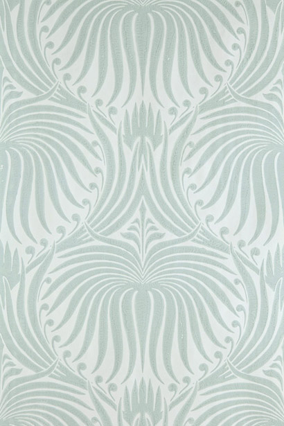 Tapete Lotus - Pavilion Blue/ Green Blue