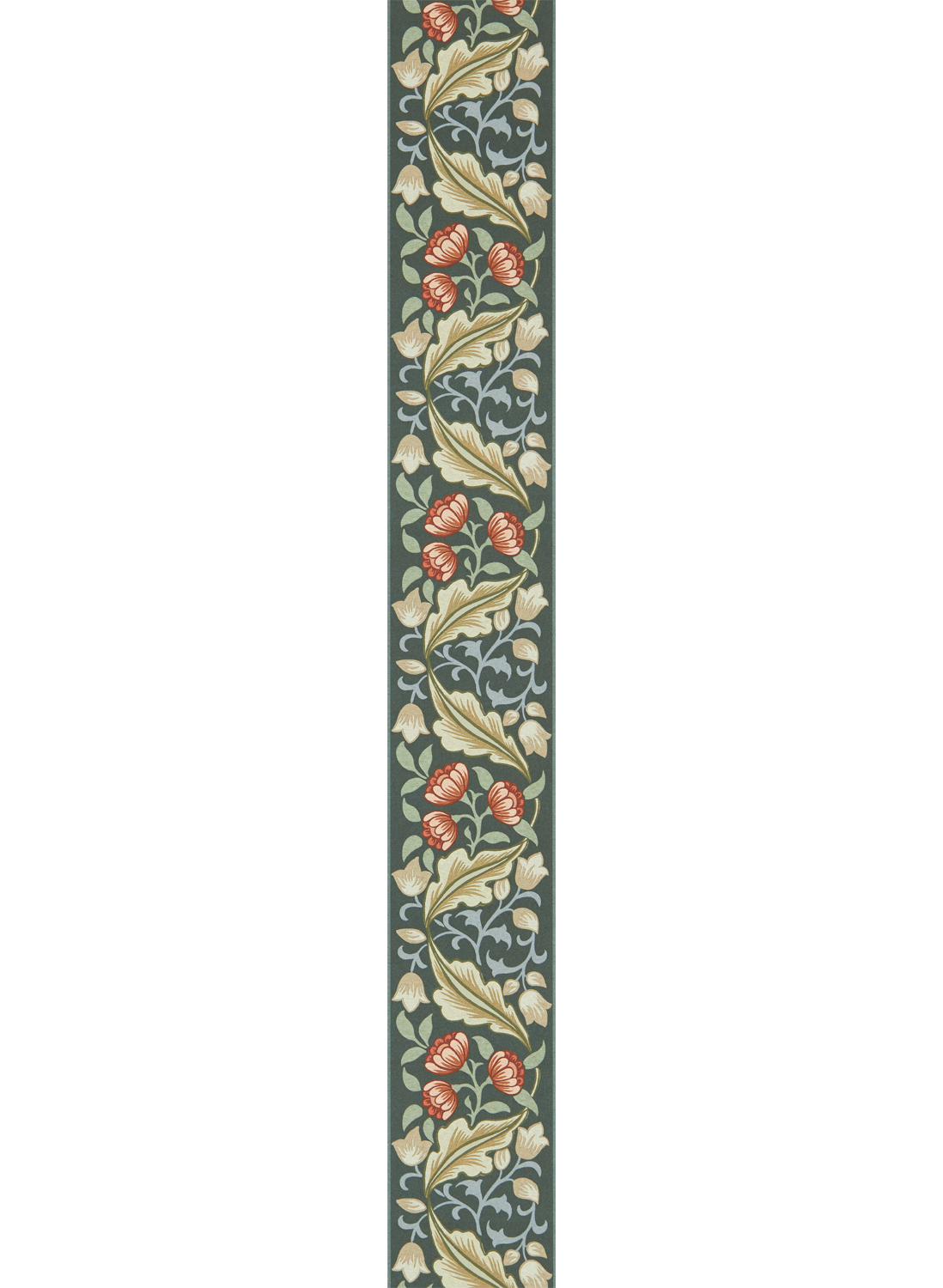Morris & Co Bordüre Bluebell & Peony - Bayleaf/ Manilla