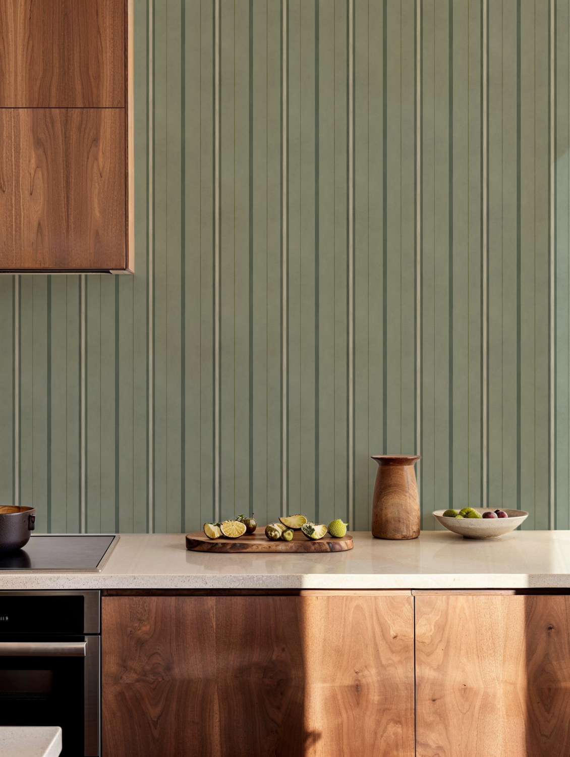Tapete Rolling Stripes - Sage