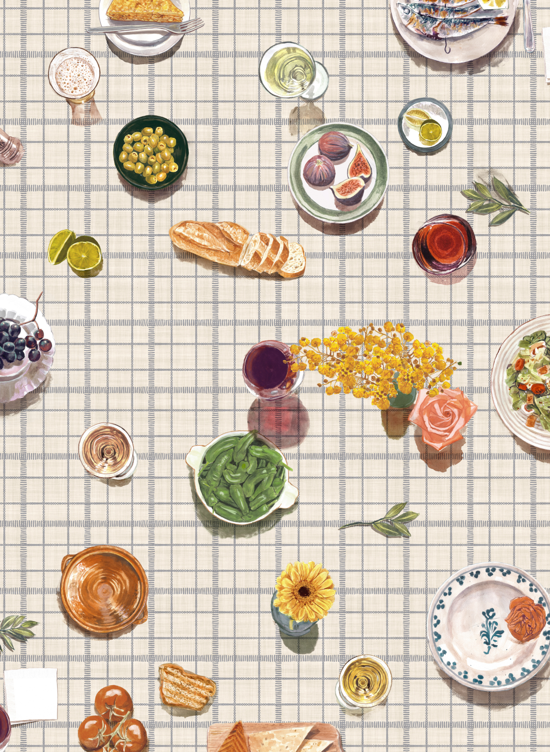 Wandbild Tapeo - Squares