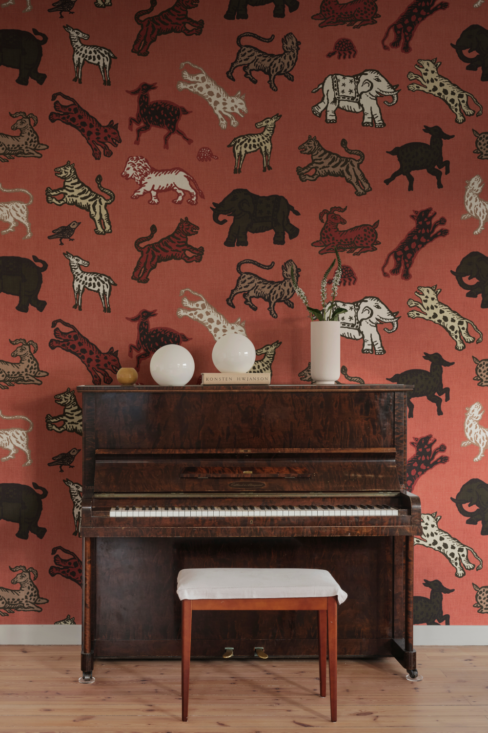 Wandbild Leonard - Red