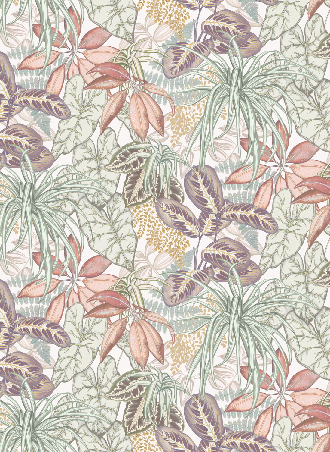Tapete Hothouse - Lichen/ Blush