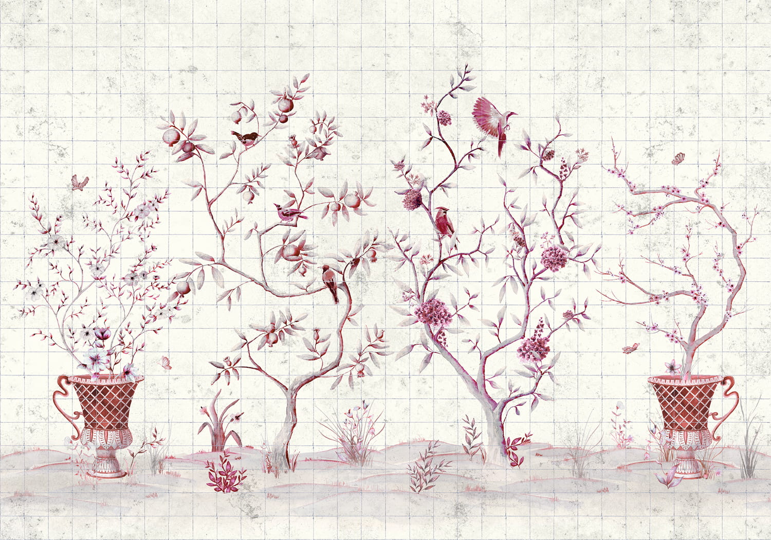 Wandbild Meihua - Goji