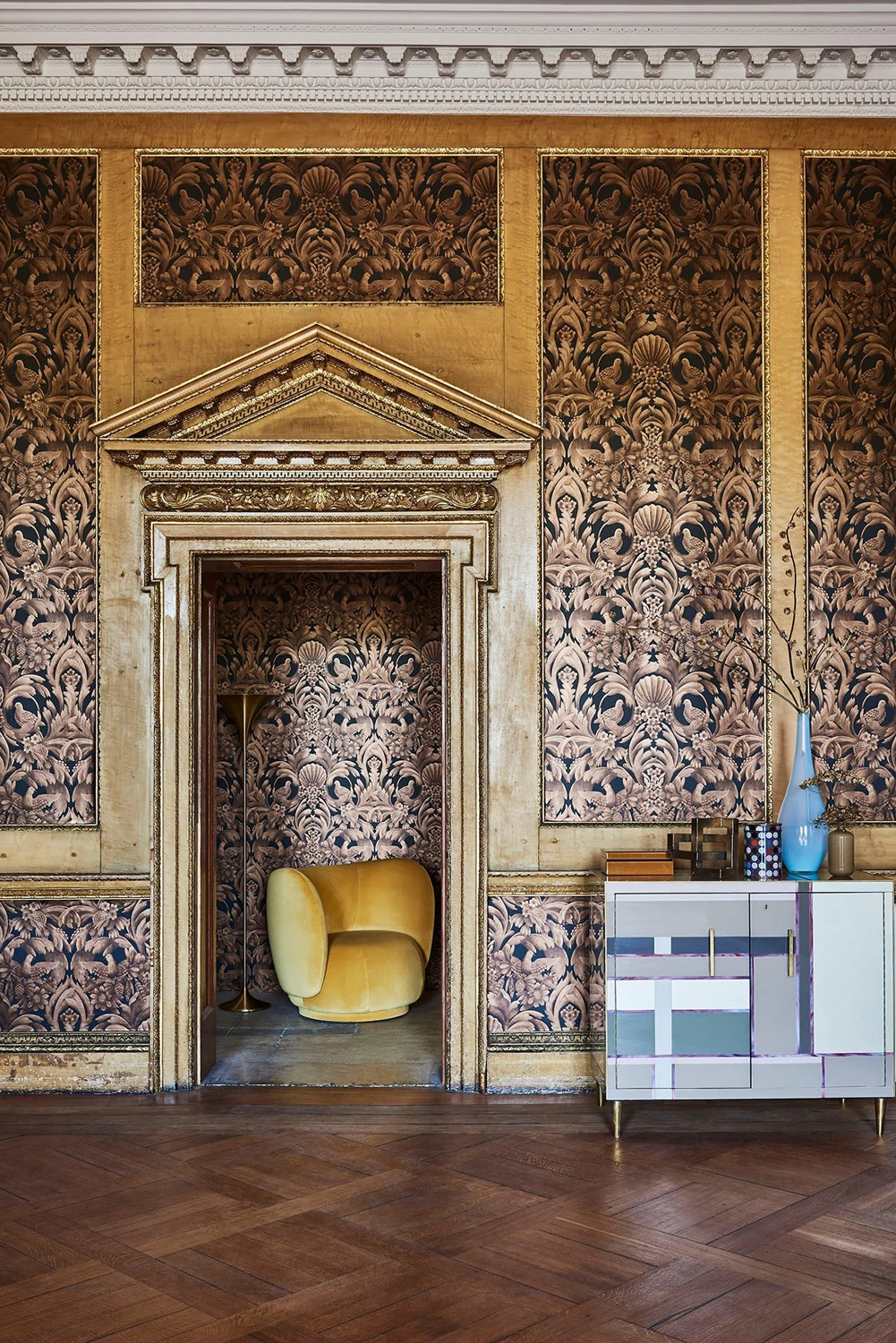 Stoff Colour Box Velvet - Ochre