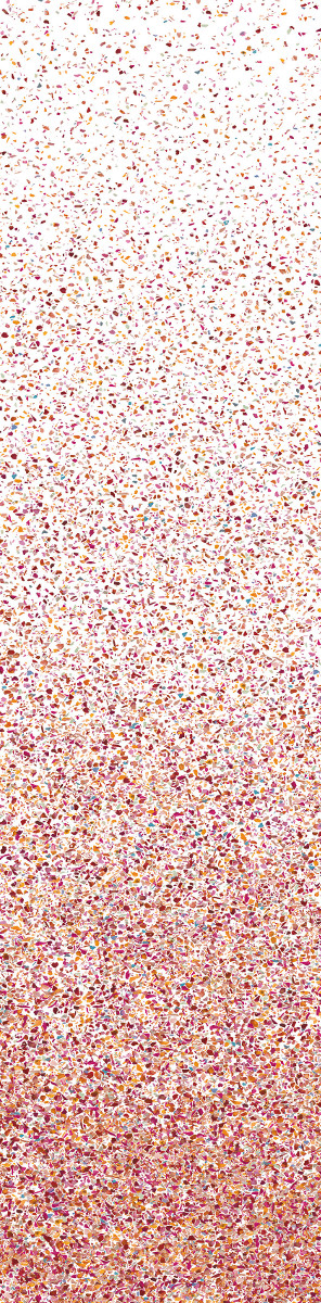 Wandbild Terrazzo - Rouge