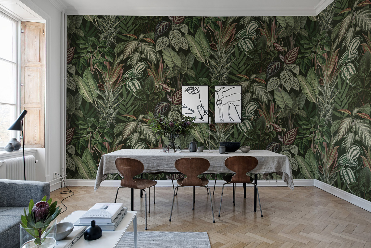 Wandbild Mischievous Monkeys - Lush