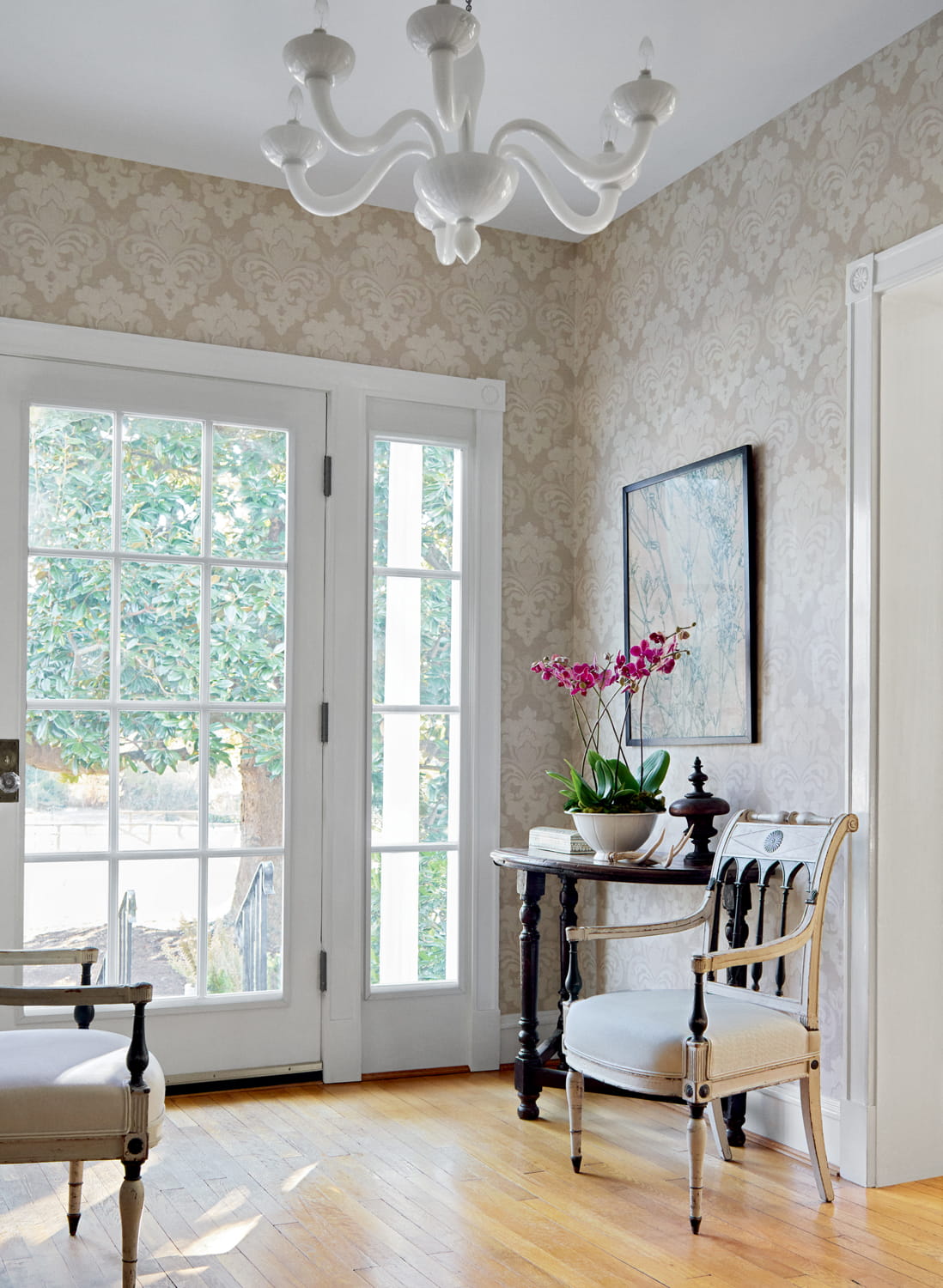 Tapete Darcey Damask - Flax