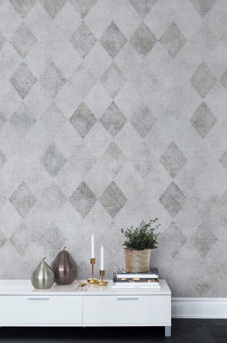 Wandbild Patinated Diamonds - Sand