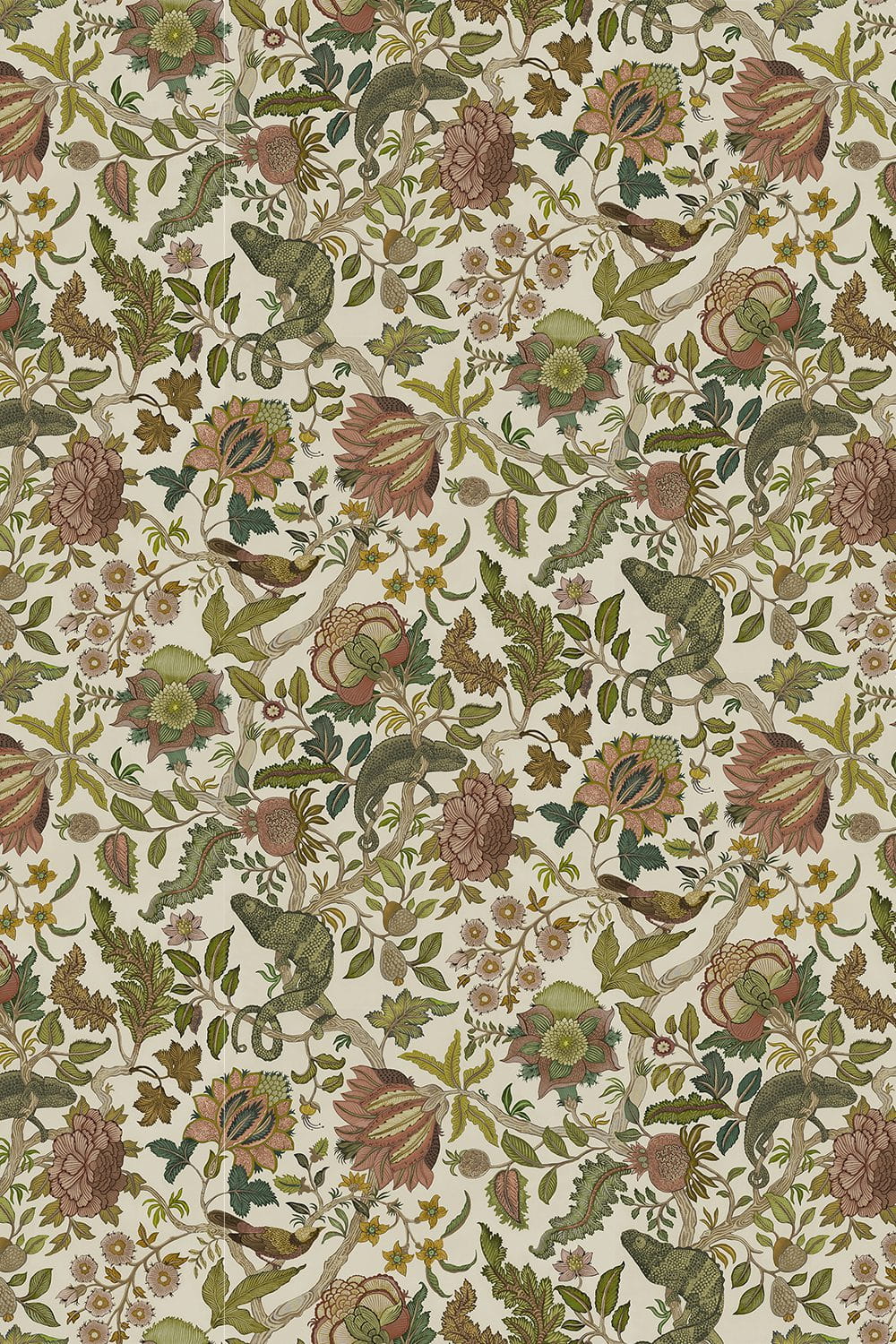 Tapete Chameleon Trail - Dusty Pinks and Olive