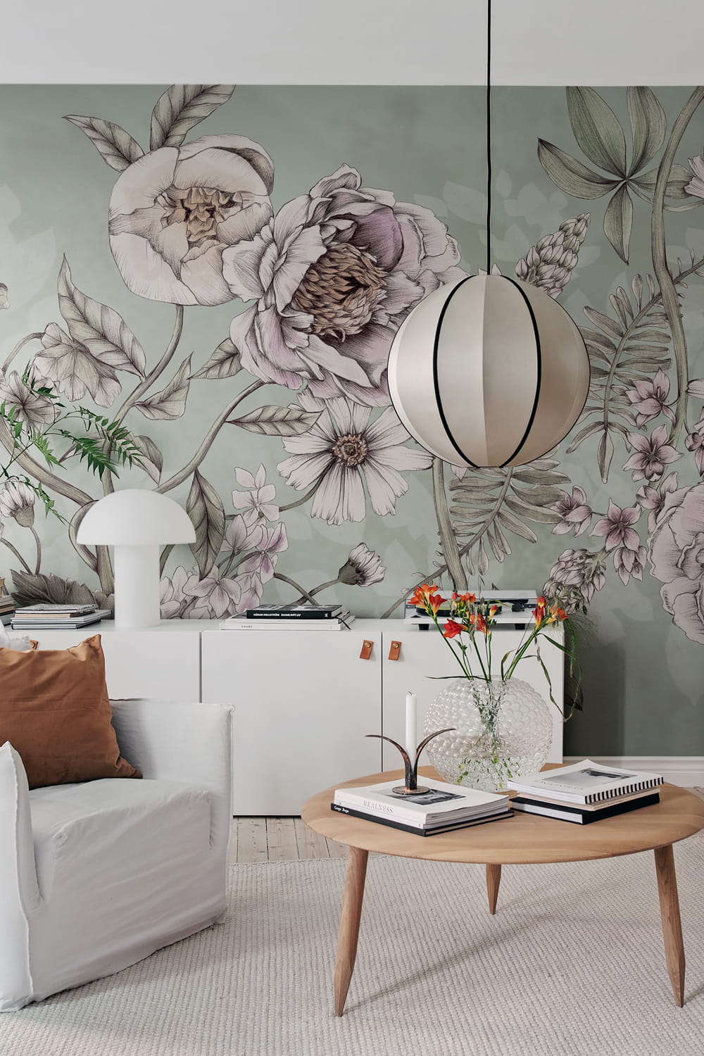 Wandbild Spring Flower - green