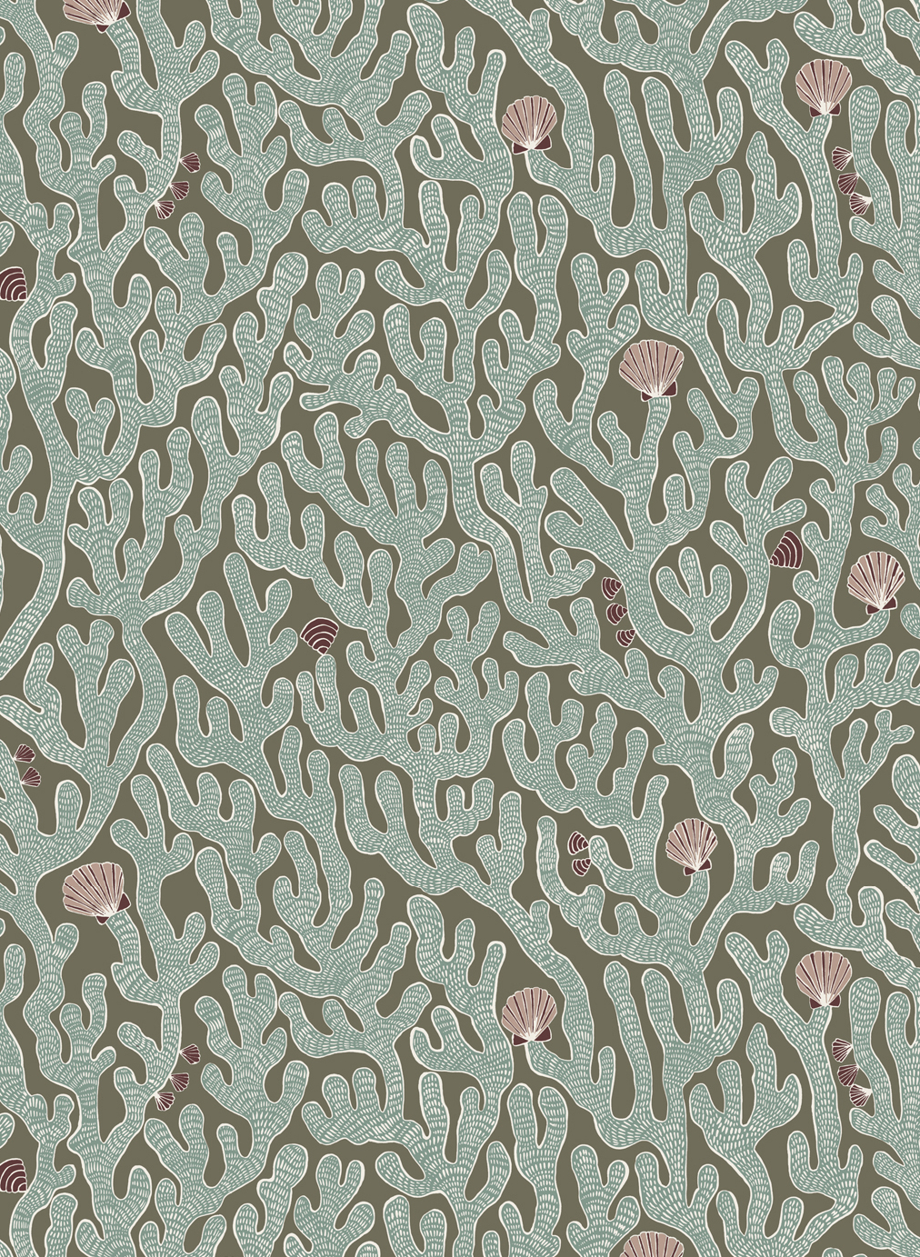 Tapete Coral - Osney Blue