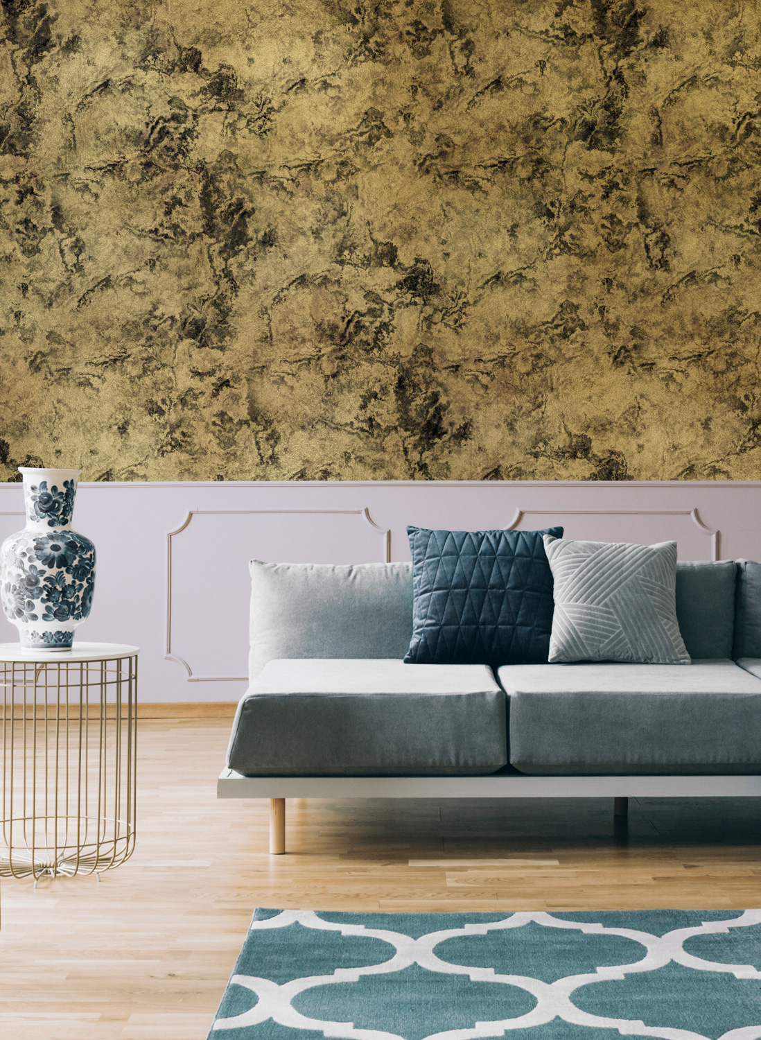 Wandbild Star Colission Metallics