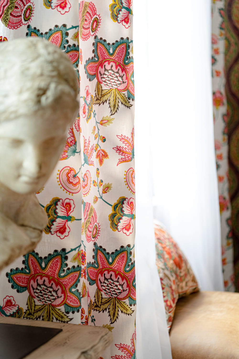 Fabric Midsummer Floral - Embroidered - FB00081