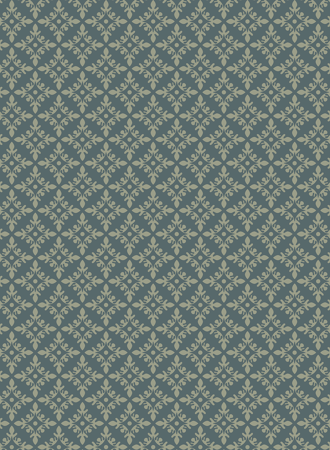 Tapete Achard - Inchyra Blue/ Lichen